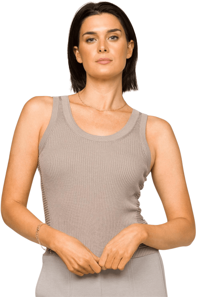 Alala Vida Knit Tank Stone