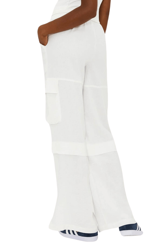 Beach Riot Giana Pant White Linen