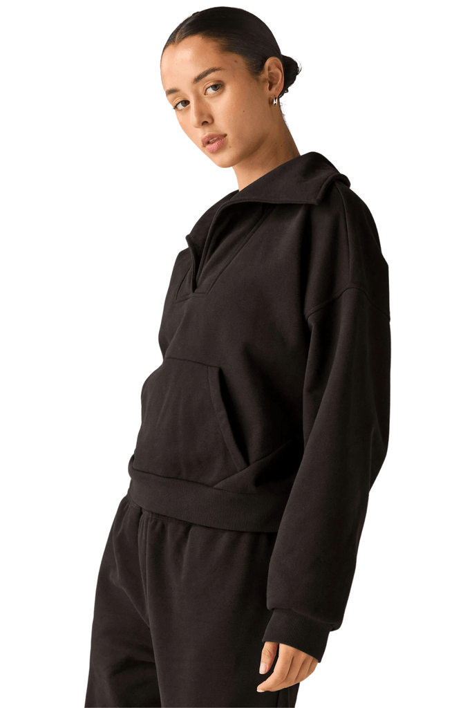 Beyond Yoga Street Smart Pullover Black