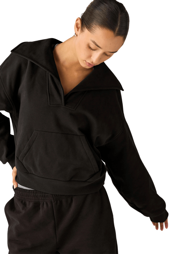 Beyond Yoga Street Smart Pullover Black