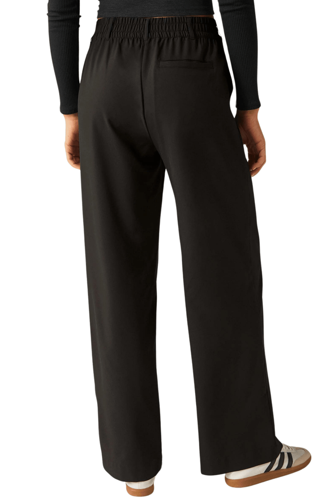 Beyond Yoga Status Wide Leg Trousers Black