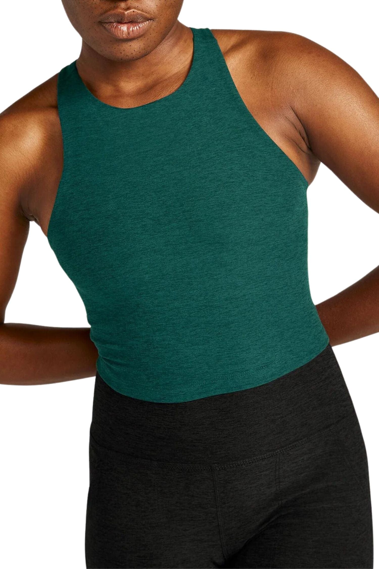 Slim Green Yoga Tank Tops & Sleeveless Shirts.