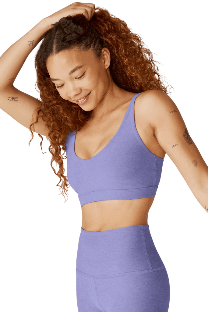 Beyond Yoga Spacedye Embody Bra Periwinkle Cloud Heather