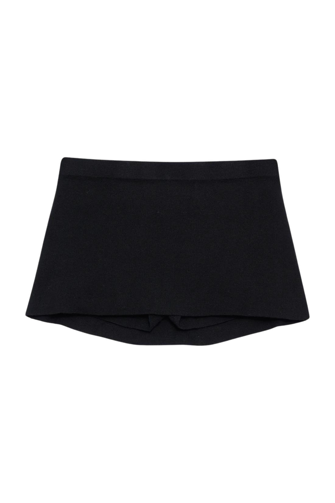 Frankies Bikinis Marialla Knit Skort Black