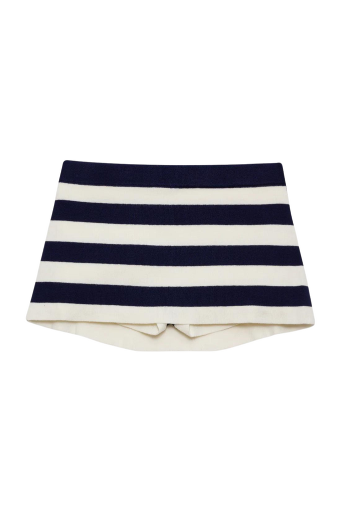 Frankies Bikinis Marialla Knit Skort Sea Stripe