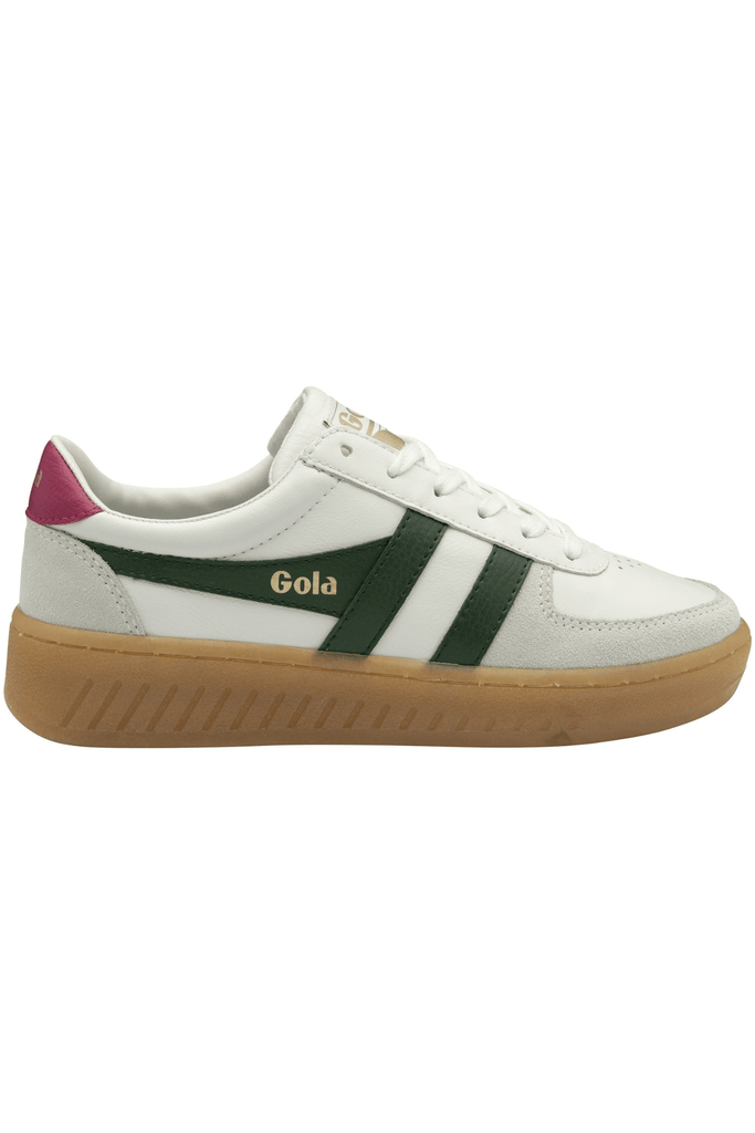 Gola Grandslam Elite Sneakers White/Evergeen/Fuchsia/Gum