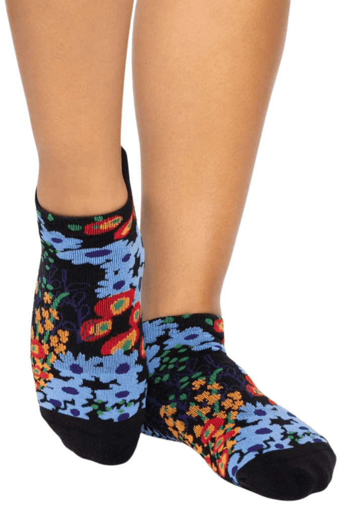 Pointe Studio Garden Full Foot Grip Sock Night