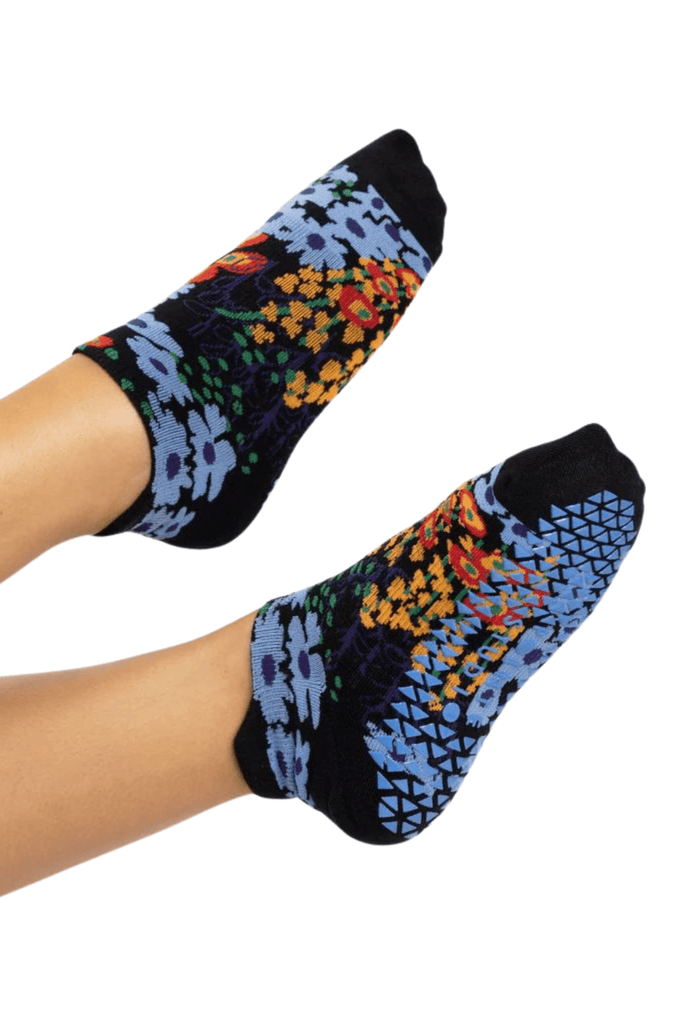 Pointe Studio Garden Full Foot Grip Sock Night