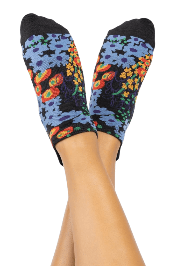 Pointe Studio Garden Full Foot Grip Sock Night