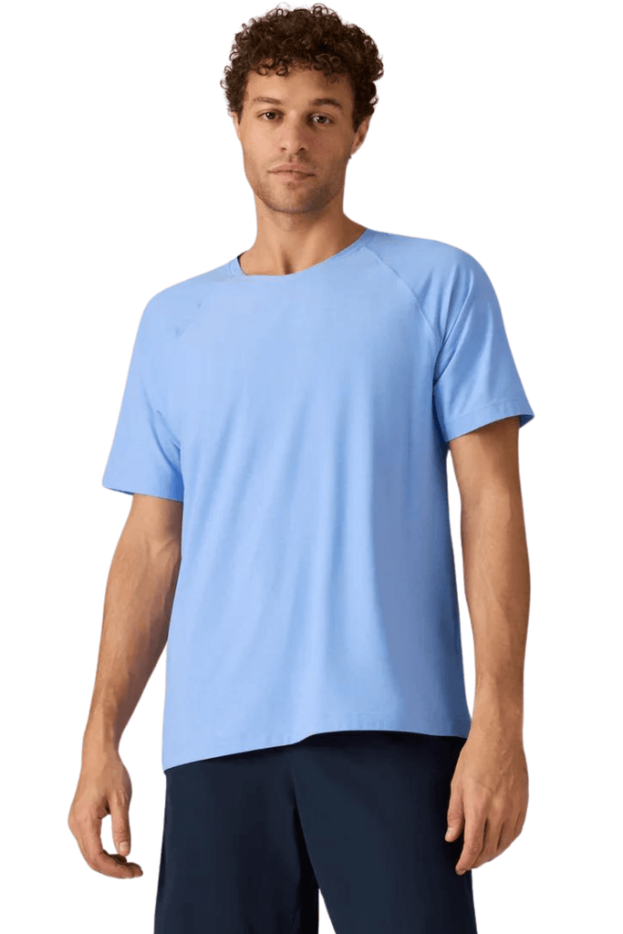 Rhone Reign Short Sleeve Blue Mist Heather