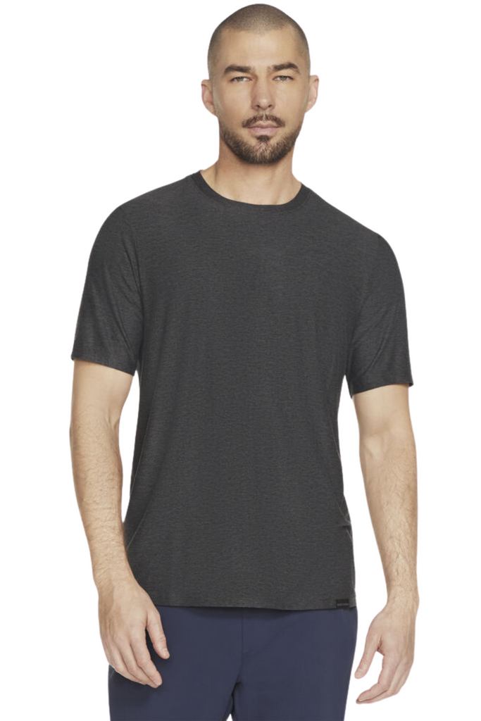 Skechers GoDri All Day Tee Black Charcoal