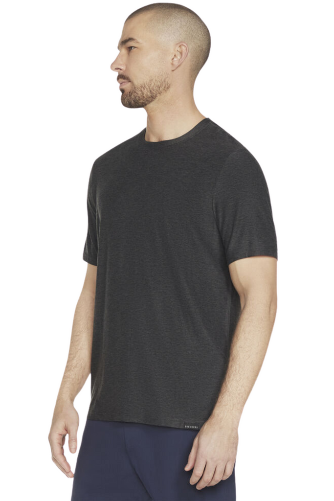 Skechers GoDri All Day Tee Black Charcoal