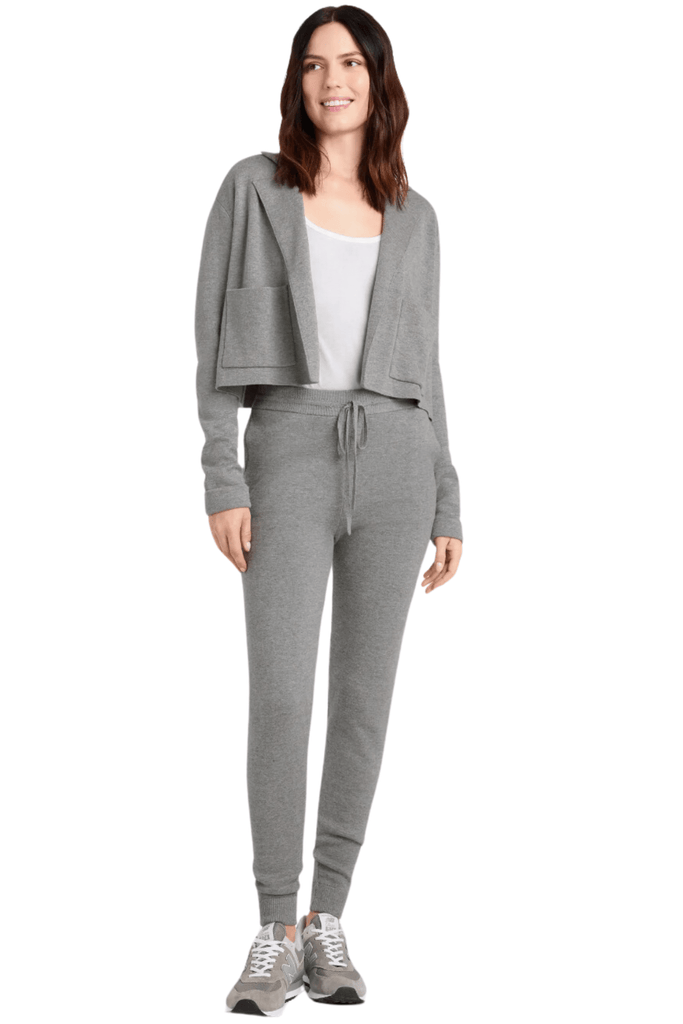 Splendid Kayla Sweater Jogger Heather Fog