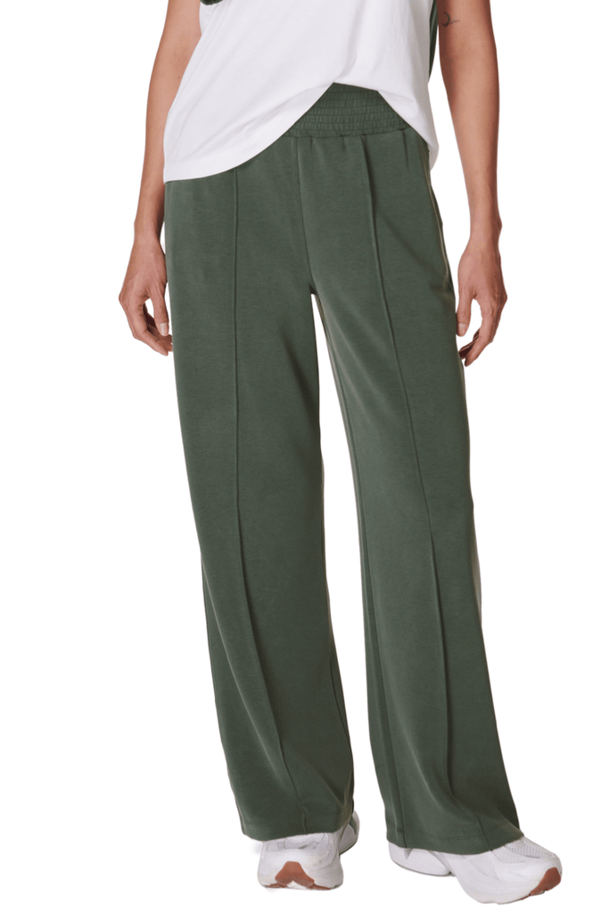 Sweaty Betty Sand Wash CloudWeight Track Pant Trek Green