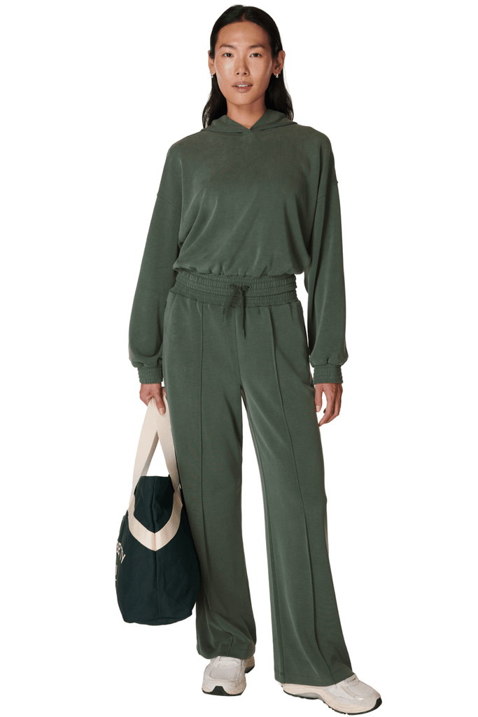 Sweaty Betty Sand Wash CloudWeight Track Pant Trek Green