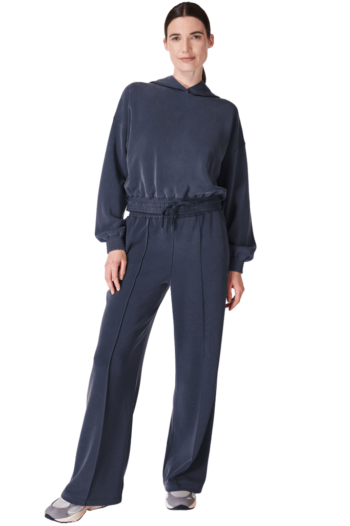 Sweaty Betty Sand Wash CloudWeight Track Pant Navy Blue