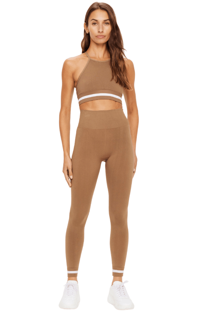 The Upside Form Seamless Angie Crop Mocha