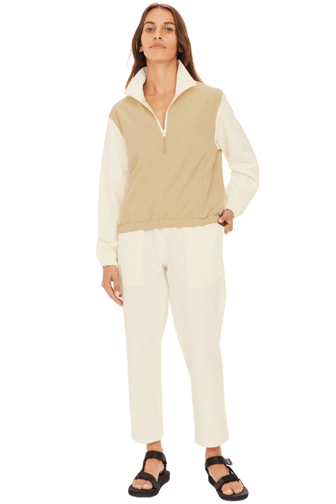 The Upside Mansi Dawson Run Jacket Creme