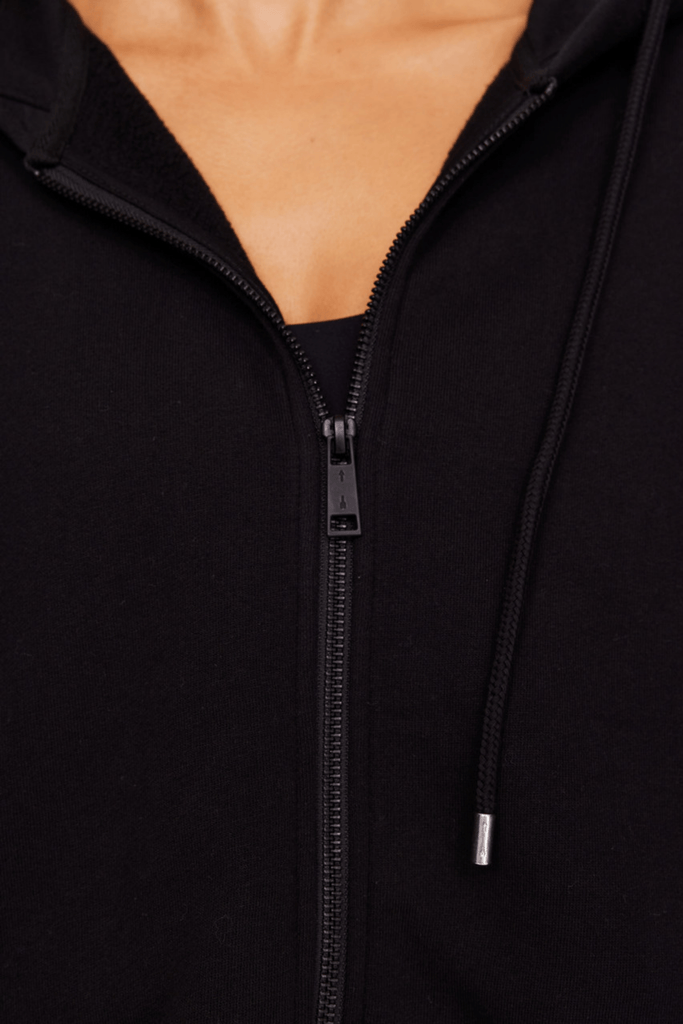 The Upside Jude Crop Hoodie Black