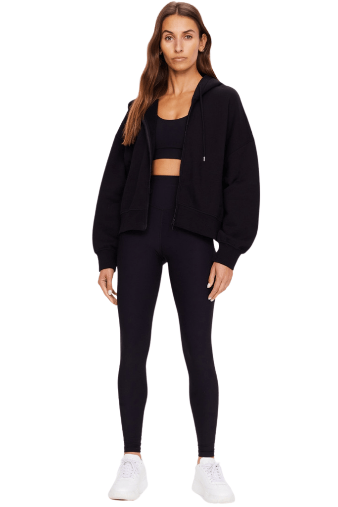 The Upside Jude Crop Hoodie Black