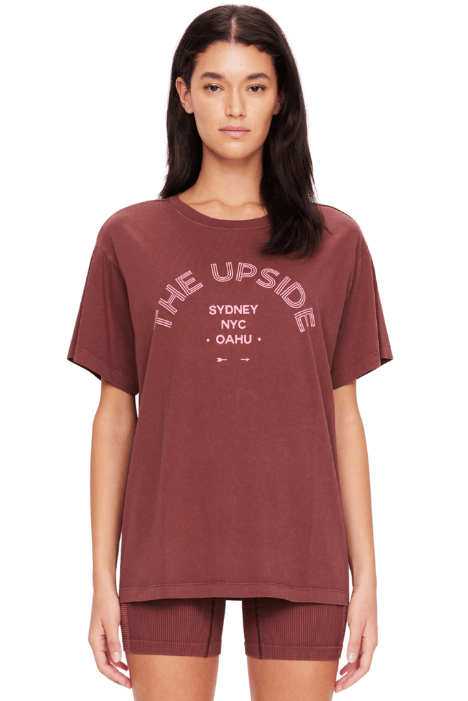 The Upside Jetset Sammi Tee Brown