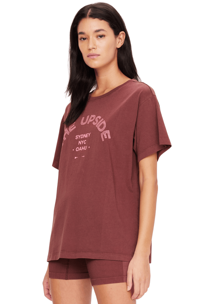 The Upside Jetset Sammi Tee Brown