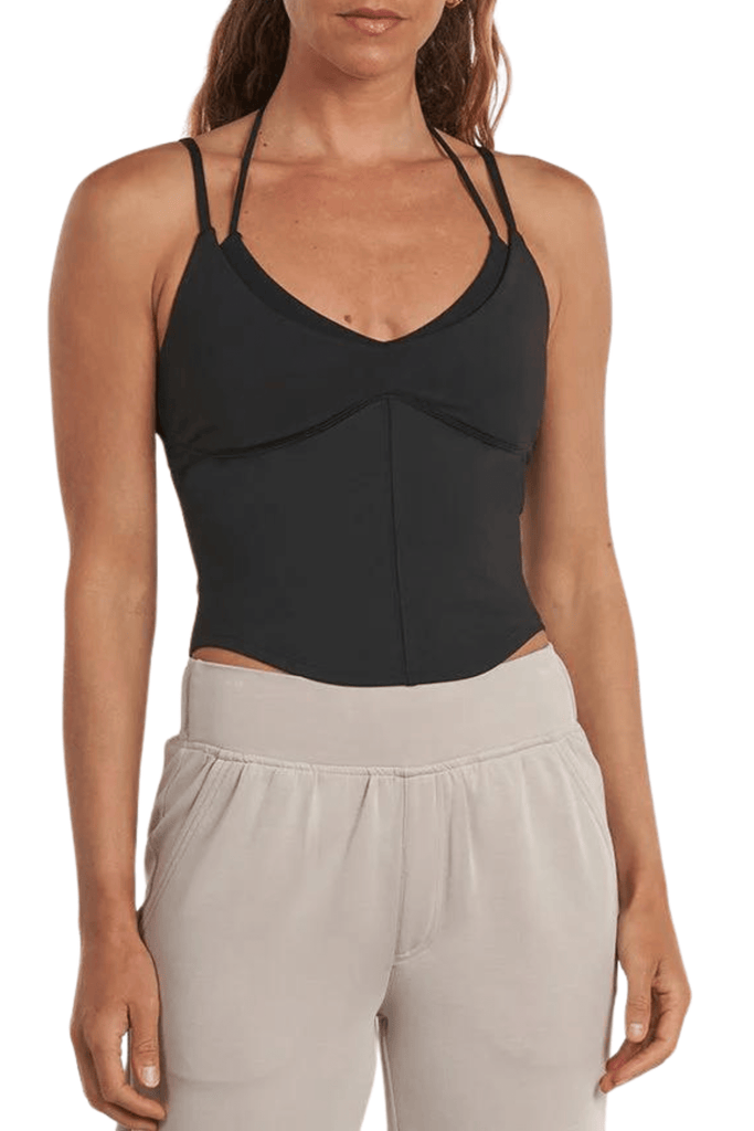 Thrive Société Ivy Bra Top Black