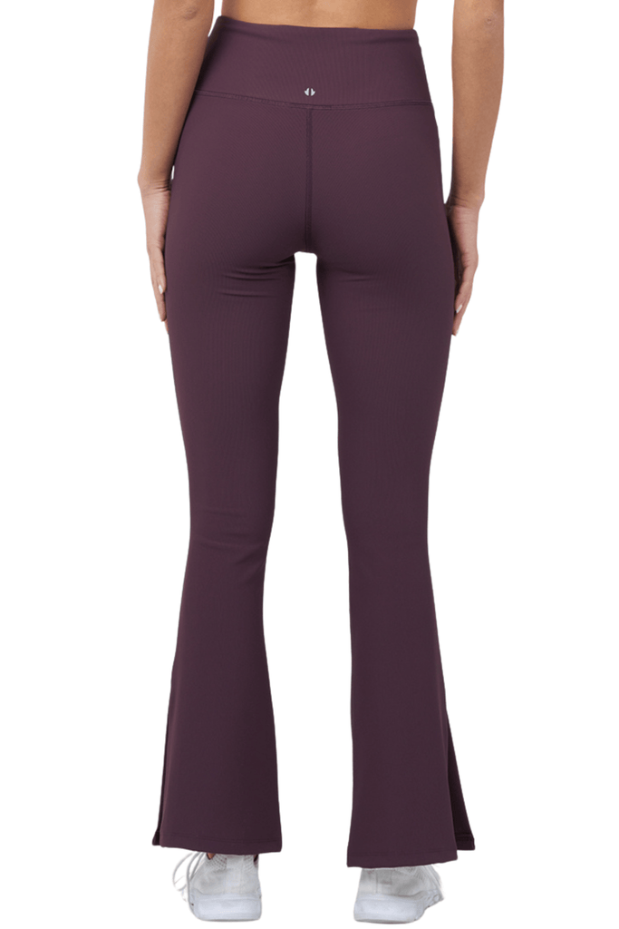 Thrive Société Side Slit Flare Legging Cherry