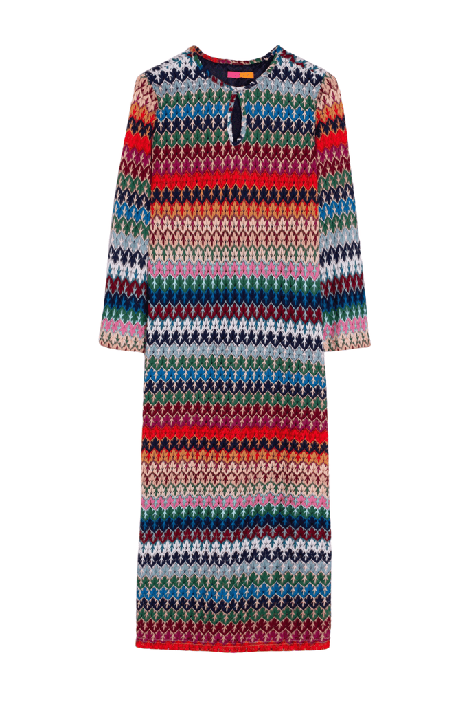 Vilagallo Elena Knit Jacquard Dress