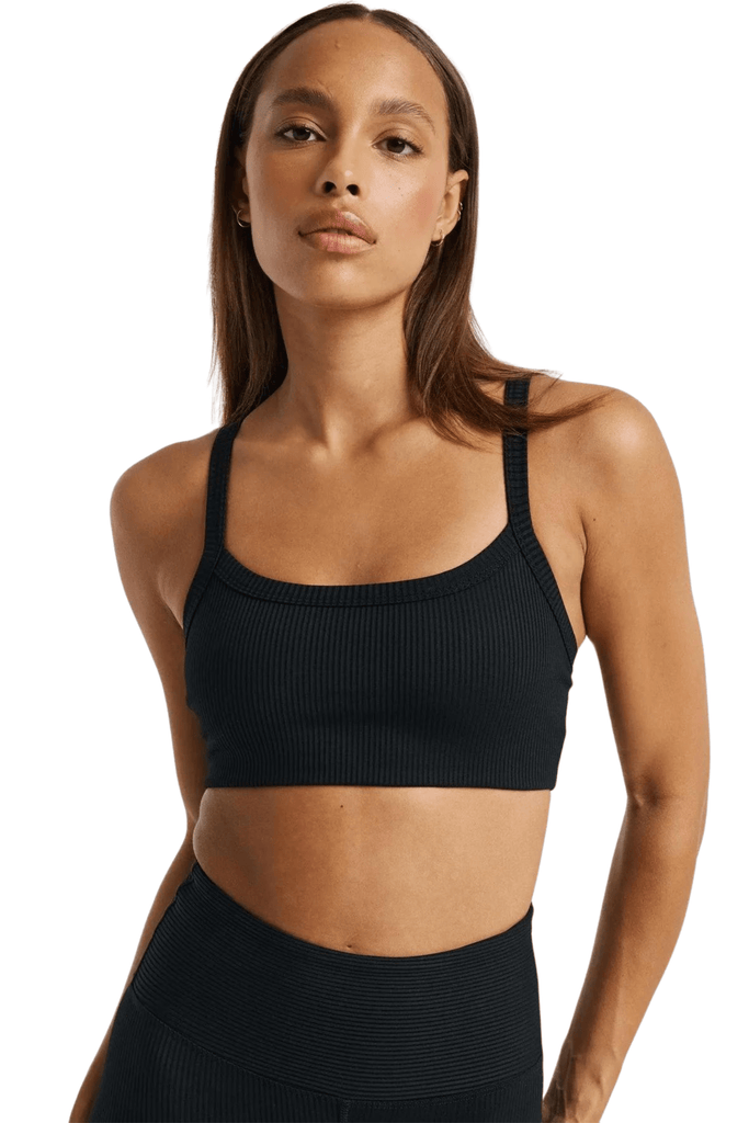 Year of Ours Ribbed Bralette 2.0 Black