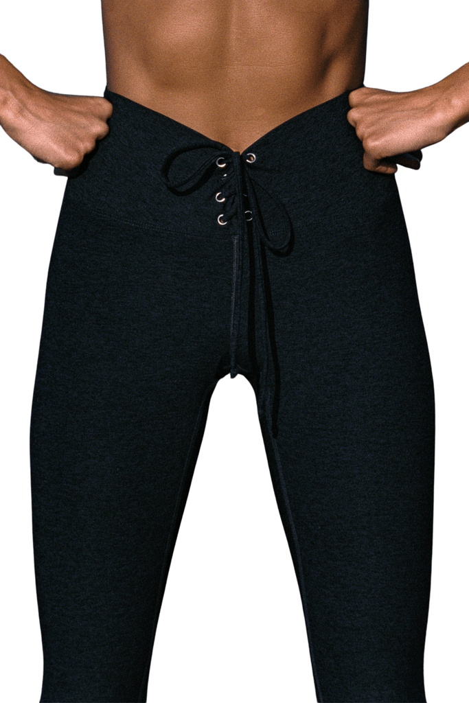 Year of Ours Stretch Football Legging Heather Black