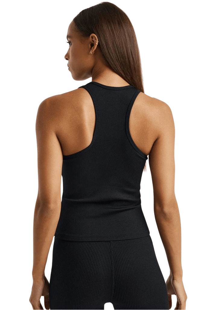 Year of Ours Sporty Rib Tank Black