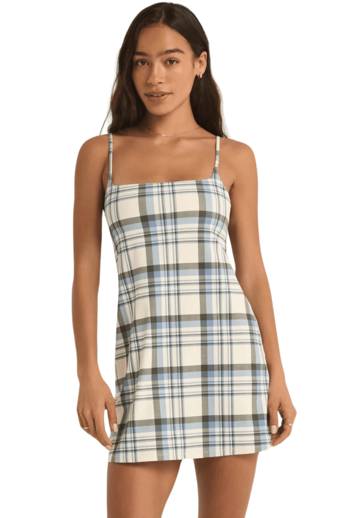 Z Supply Doubles Plaid Dress Sandstone