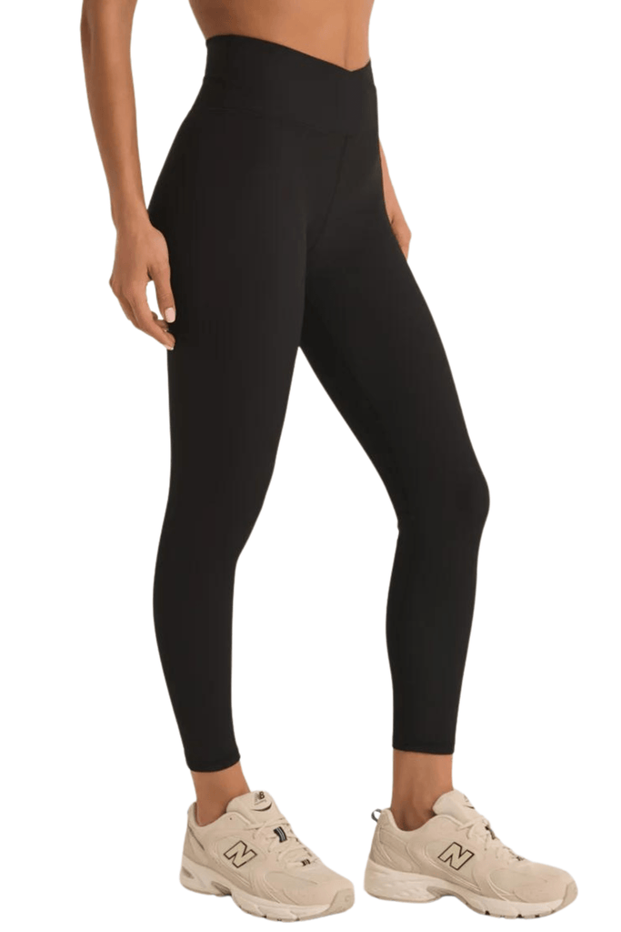 Z Supply Circuit Cross Over 7/8 Legging Black