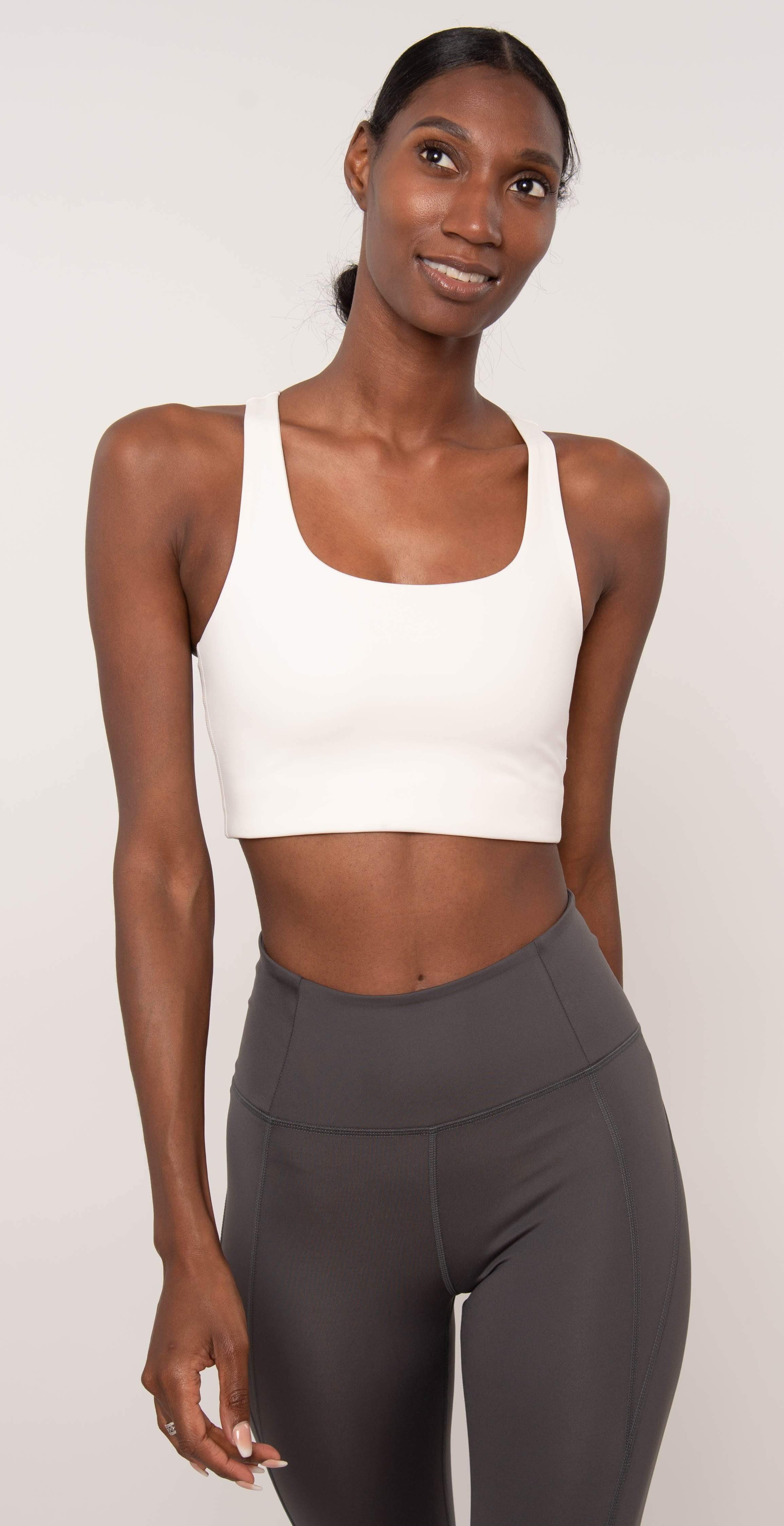 Girlfriend Collective Off-White Paloma Sports Bra Girlfriend Collective